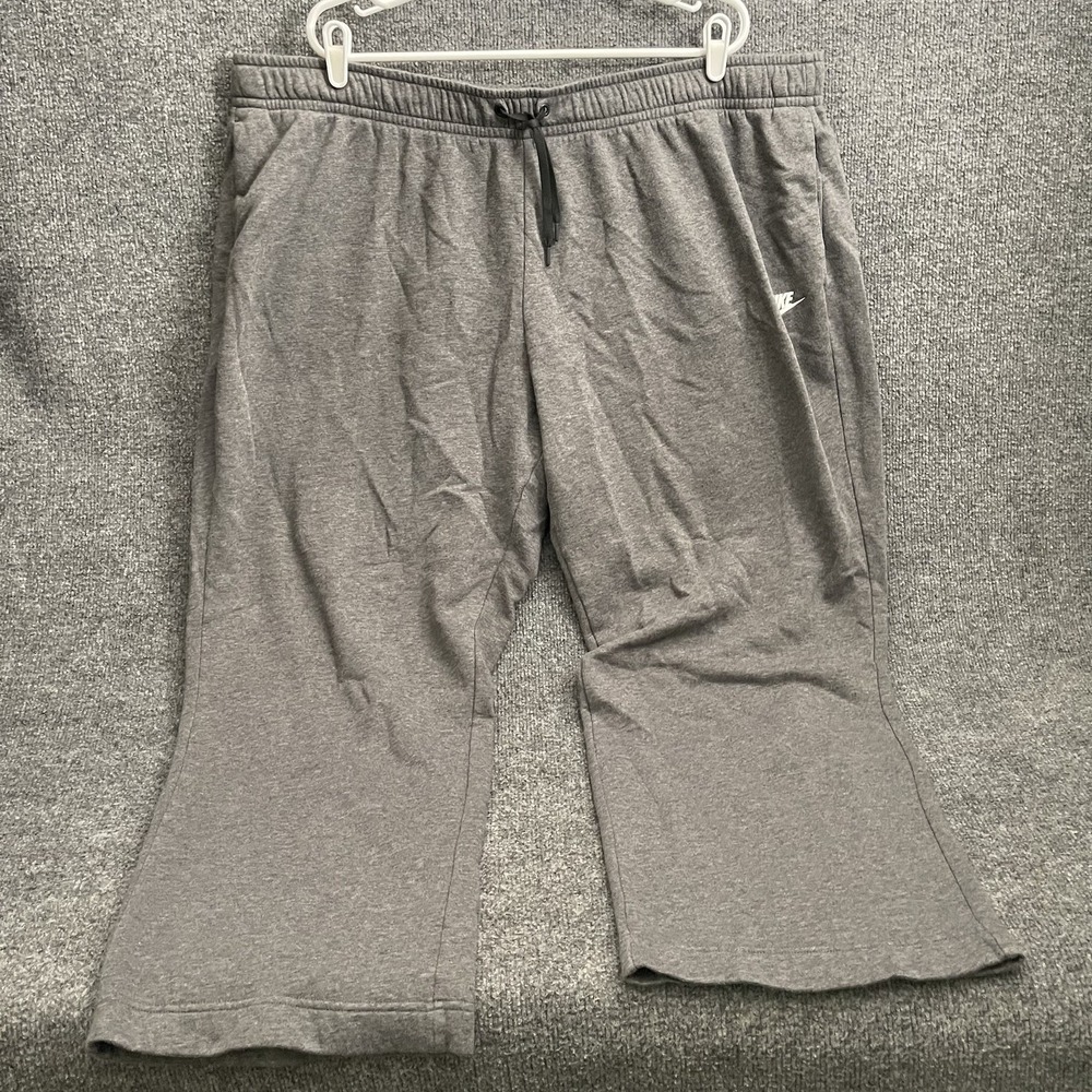 Nike Fleece Varsity Sweatpants Womens Sz 3X Gray CJ0414 071